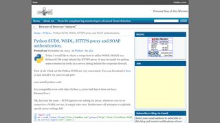 
                            5. Python SUDS, WSDL, HTTPS proxy and SOAP …
