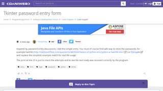 
                            9. python - Tkinter password entry form | DaniWeb