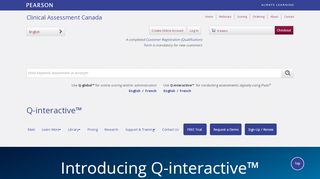 
                            8. Q-interactive - Clinical Assessment Canada