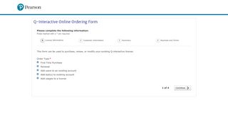 
                            9. Q-Interactive Online Ordering Form - pearsonclinical.com