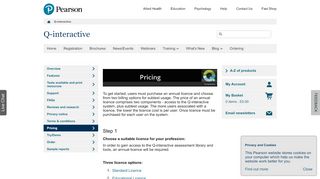 
                            7. Q-interactive Pricing | Pearson Assessment