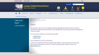 
                            7. Q Web Portal / Support - Lompoc Unified School District