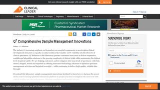 
                            6. Q2 Comprehensive Sample Management Innovations