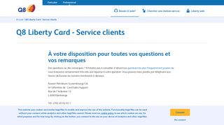 
                            4. Q8 Liberty Card - Service clients