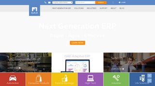 
                            8. QAD: Cloud ERP Software for Manufacturers