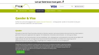 
                            4. Qander & Visa - Flex Visa Card