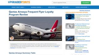 
                            10. Qantas Airways Frequent Flyer Loyalty Program Review [2019]