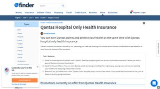 
                            6. Qantas Hospital Only Health Insurance Review 2019 | Finder