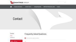 
                            5. Qantas Investors | Frequently Asked Questions