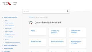 
                            5. Qantas Premier Credit Card - Help and Support - …