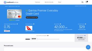 
                            10. Qantas Premier Everyday Credit Card reviewed …