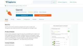 
                            2. Qarrot Reviews and Pricing - 2019 - Capterra