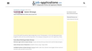 
                            4. Qatar Airways Application, Jobs & Careers Online