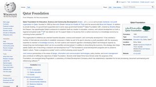 
                            7. Qatar Foundation - Wikipedia