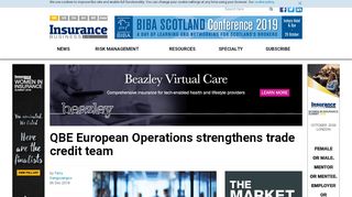 
                            9. QBE European Operations strengthens trade credit team | Insurance ...