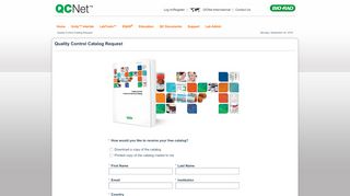
                            6. QCNet Portal > 2017-2018 QC Catalog Request