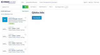 
                            8. Qdoba Jobs - Apply Now | CareerBuilder