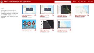 
                            1. QFES Featured Maps and Applications - ArcGIS