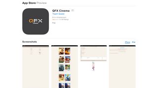 
                            1. ‎QFX Cinema on the App Store - apps.apple.com