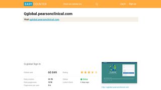 
                            8. Qglobal.pearsonclinical.com: Q-global Sign In - …