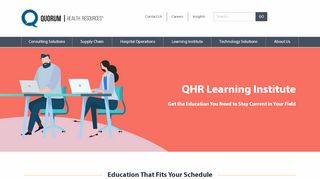 
                            5. QHR Learning Institute - Stay Current | Quorum Health Resources