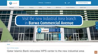 
                            2. QIB relocates WPS center to the new industrial area branch