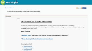 
                            6. QikKids Client Documentation - QK Enhanced User Guide for ...