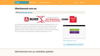 
                            7. QK Enhanced (Qkenhanced.com.au) - Sign In - QK Enrol