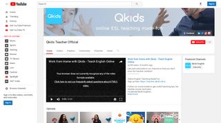 
                            4. Qkids Teacher Official - YouTube