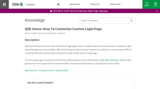 
                            2. Qlik Sense: How To Customize Custom Login Page