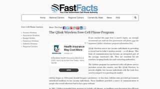 
                            8. QLink Wireless | Get a Free Cell Phone + Service