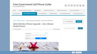 
                            4. QLink Wireless Upgrade your QLink Phone - Free Government