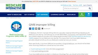 
                            5. QMB improper billing - Medicare Interactive