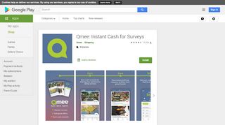 
                            6. Qmee: Instant Cash for Surveys - Apps on Google …