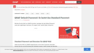 
                            1. QNAP Default Password: So lautet das Standard-Passwort - CHIP