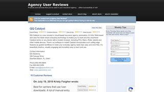 
                            9. QQ Catalyst | Agency User Reviews