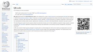 
                            6. QR code - Wikipedia