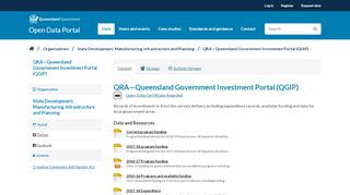 
                            4. QRA—Queensland Government Investment Portal (QGIP) - Datasets ...