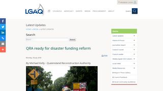 
                            3. QRA ready for disaster funding reform - Latest Updates - Local ...
