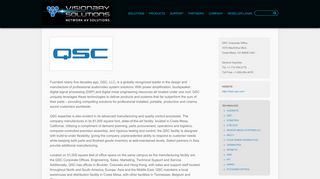 
                            6. QSC | Visionary Solutions, Inc.