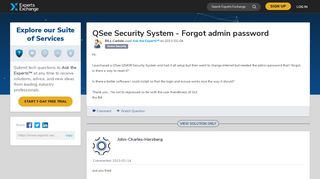 
                            6. QSee Security System - Forgot admin password