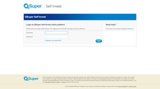 
                            7. QSuper Self Invest