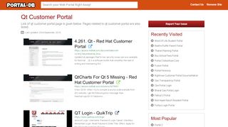 
                            8. Qt Customer Portal