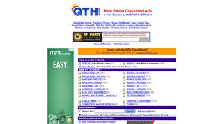 
                            2. QTH.COM Ham Radio Classified Ads - Swap amateur radio HF VHF ...