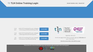 
                            3. QTU - TLN Online Training Login