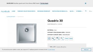 
                            3. Quadrix 30 | Product | Alveus