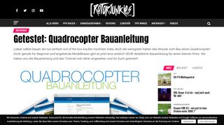 
                            4. Quadrocopter Bauanleitung - für Euch getestet! - Rotorjunkies