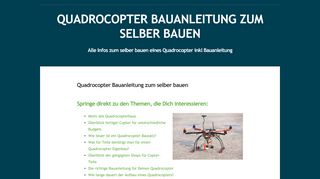 
                            7. Quadrocopter Bauanleitung zum selber bauen