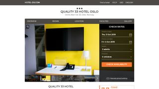 
                            5. Quality 33 Hotel Oslo