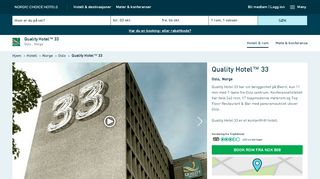 
                            8. Quality Hotel™ 33 Oslo - Nordic Choice Hotels